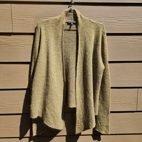 Eileen Fisher Mohair Cashmere Web Cardigan Womens Small Wool Cashmere Mohair AA2 - Picture 2 of 8